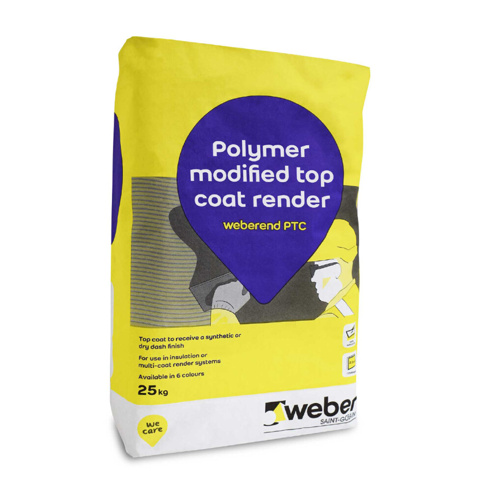weberend PTC Polymer top coat render er UK